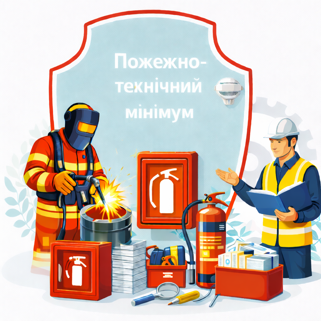 Спеціальне навчання(пожежно-технічний мінімум) для працівників, зайнятих на роботах з підвищеною пожежною небезпекою