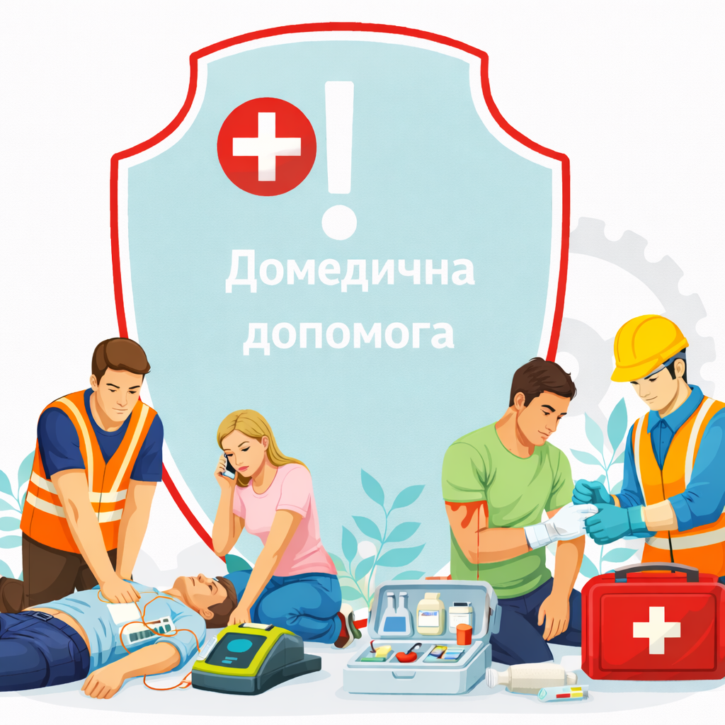 Навчання за курсом надання домедичної допомоги особам при невідкладних станах (Наказ МОЗ України №441 від 09.03.2022)